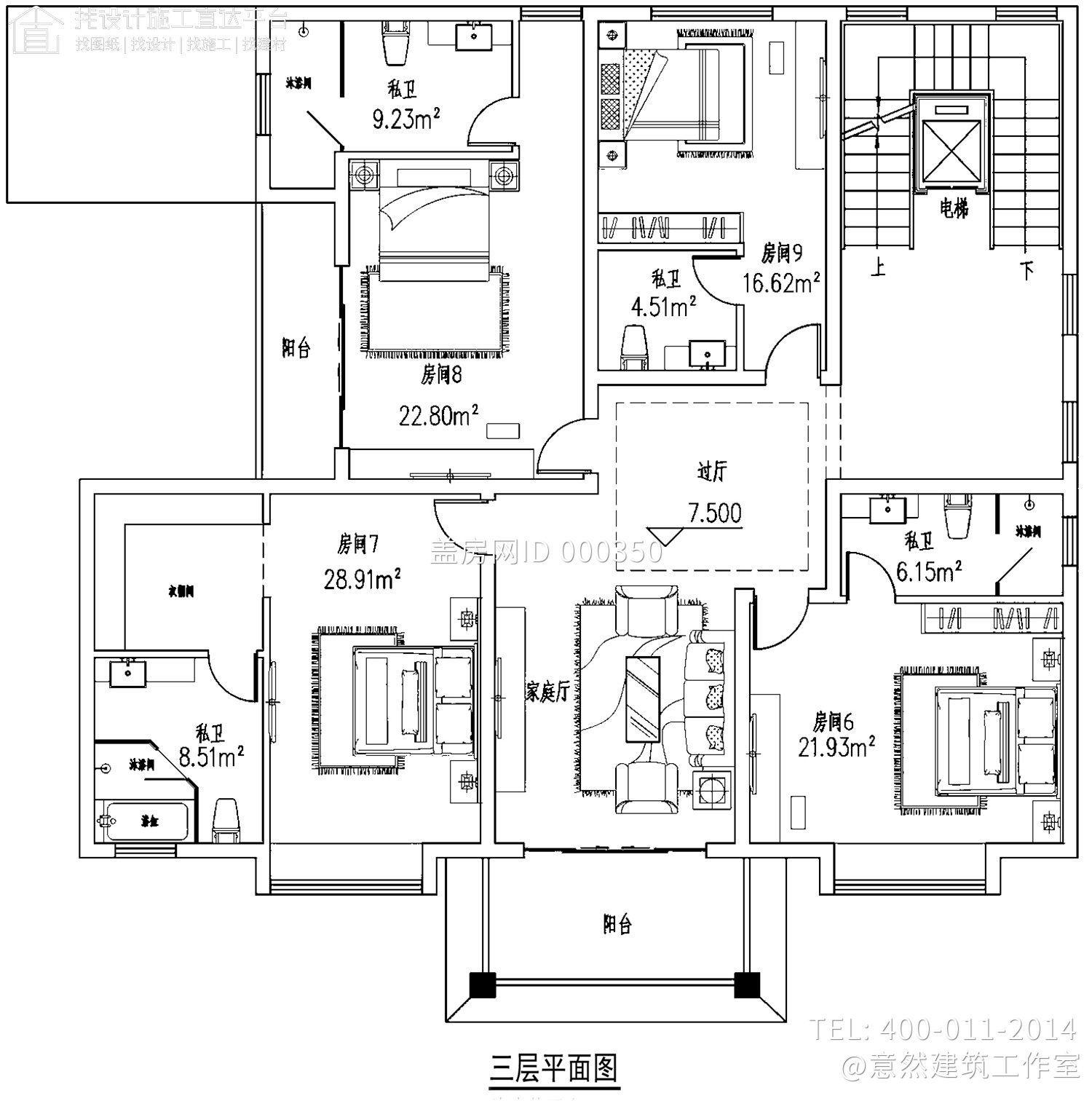 福建漳州黄家欧式别墅图纸