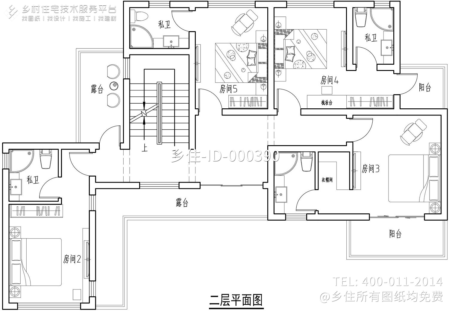 浙江杭州骆家中式别墅图纸