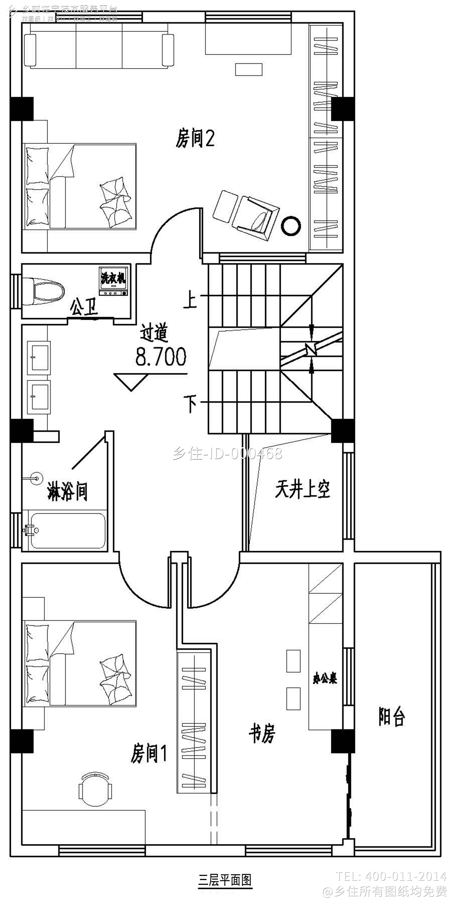 福建厦门陈家现代别墅设计图纸