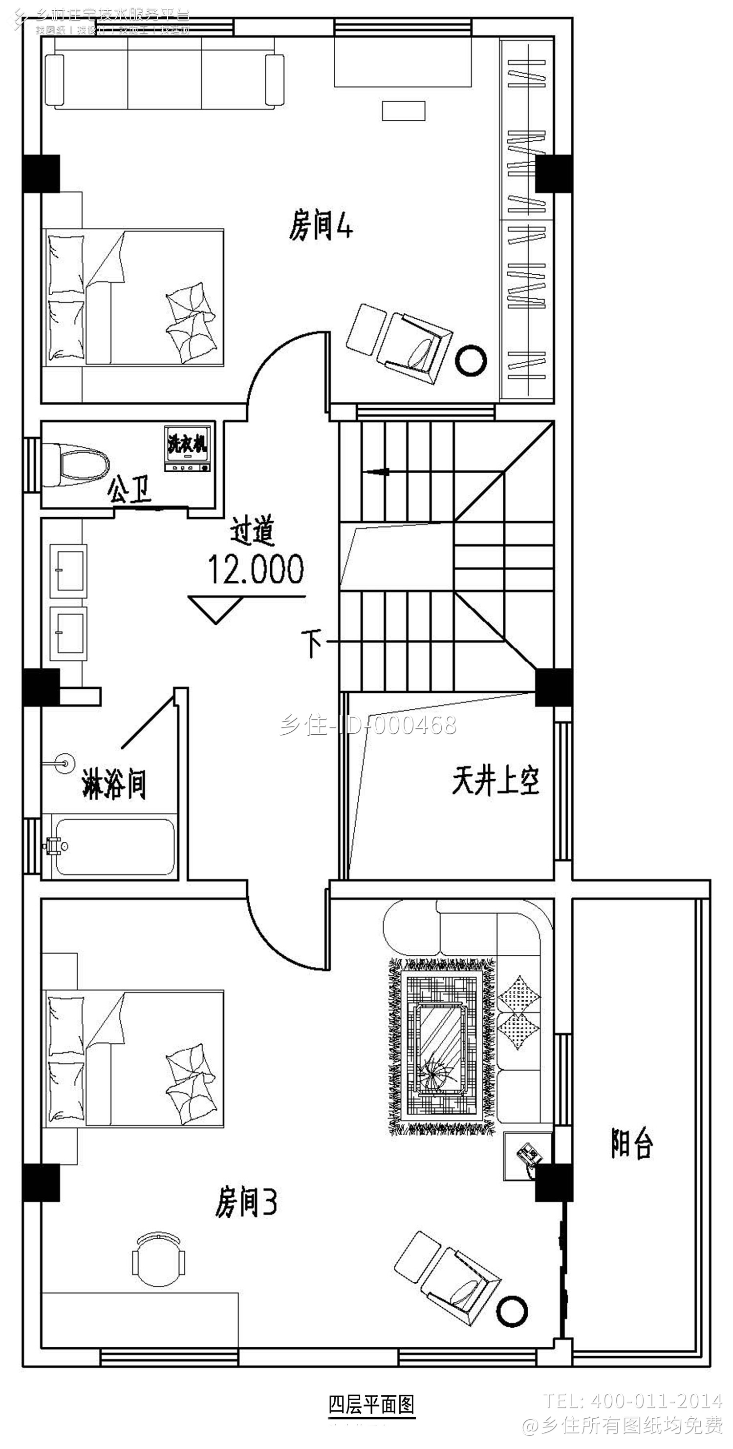 福建厦门陈家现代别墅设计图纸