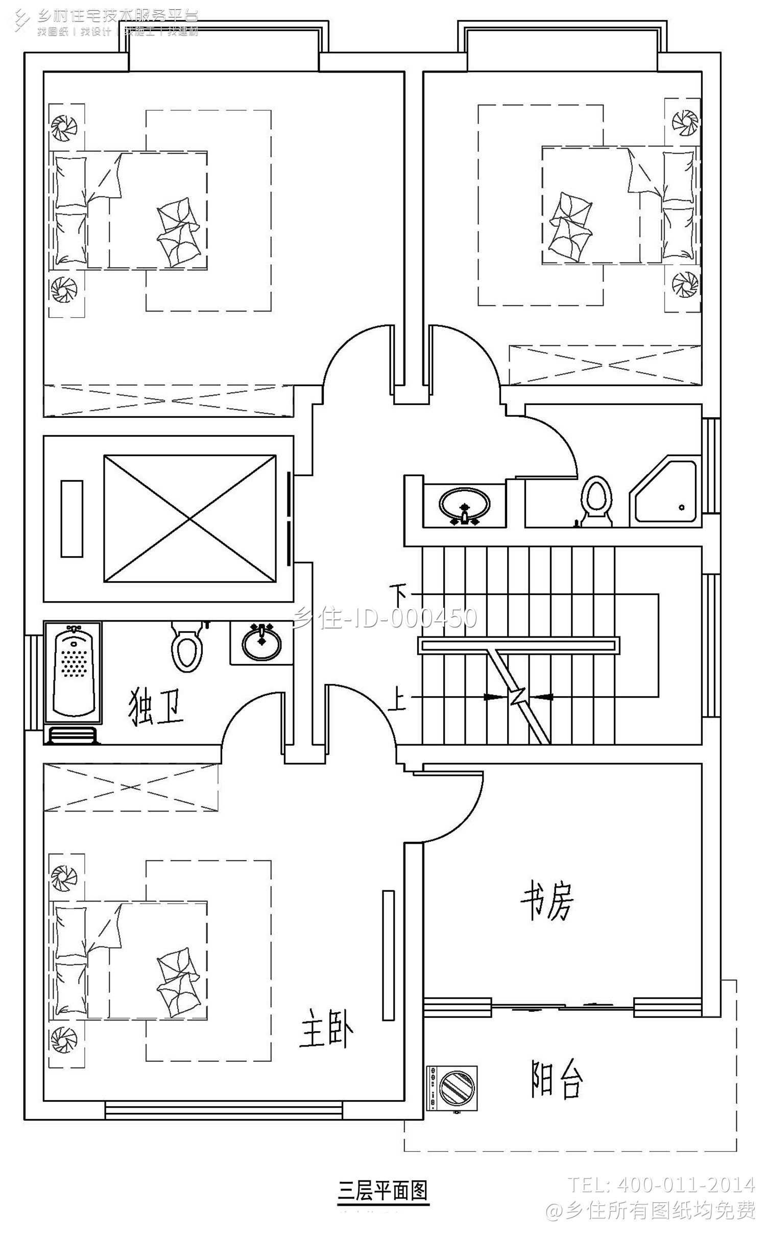 浙江温州戴家现代别墅图纸