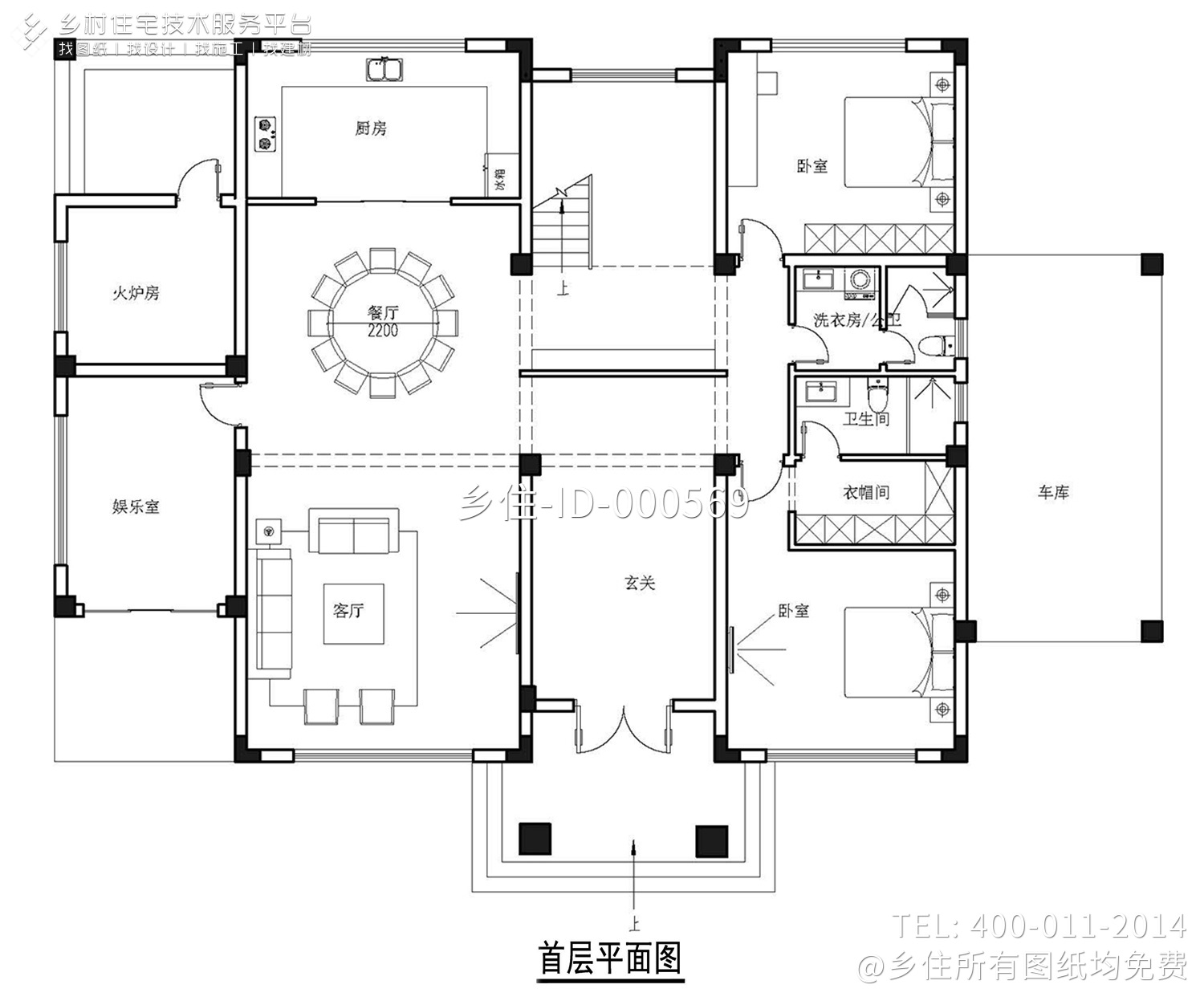 萍乡叶家欧式农村别墅图纸