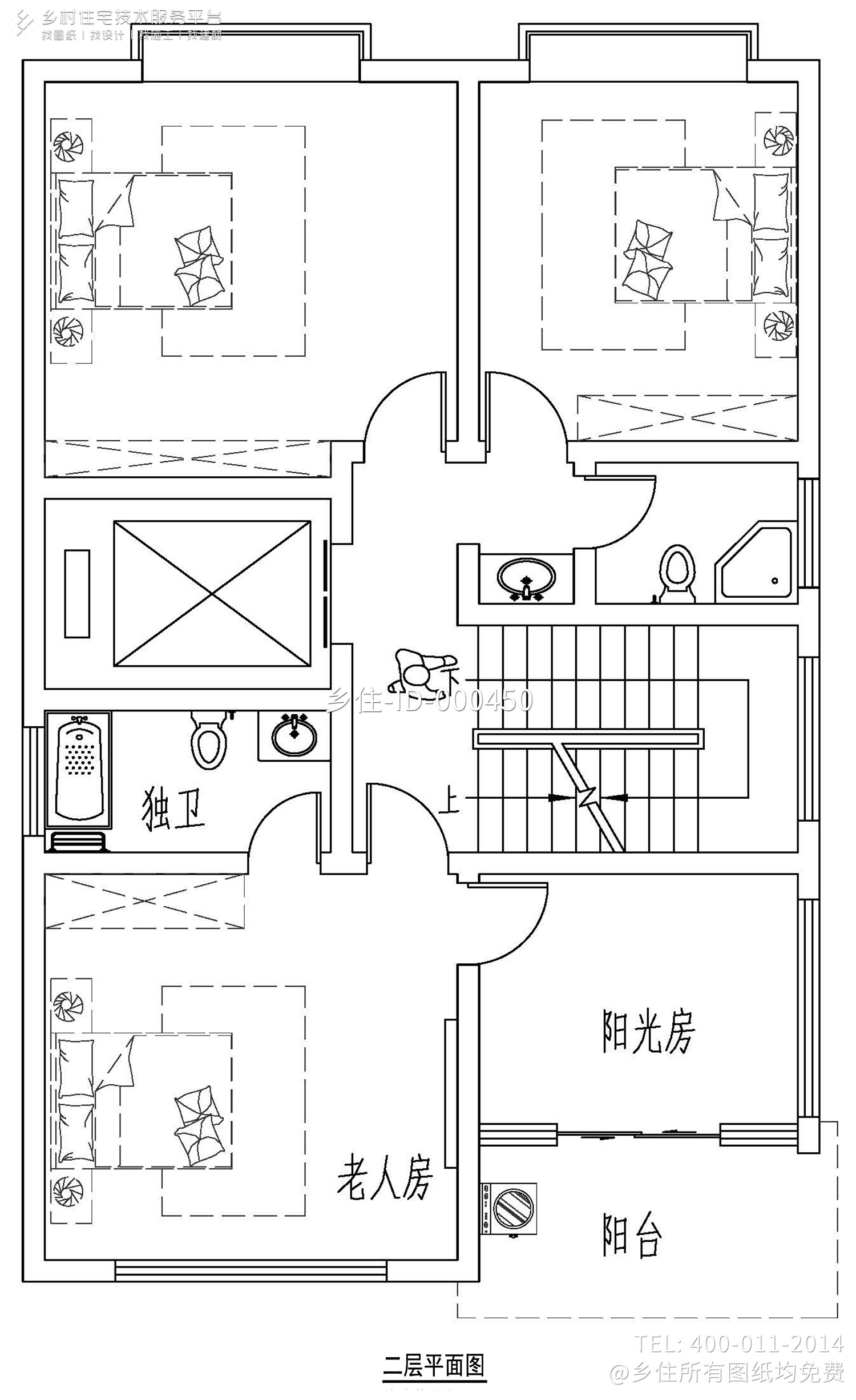 浙江温州戴家现代别墅图纸