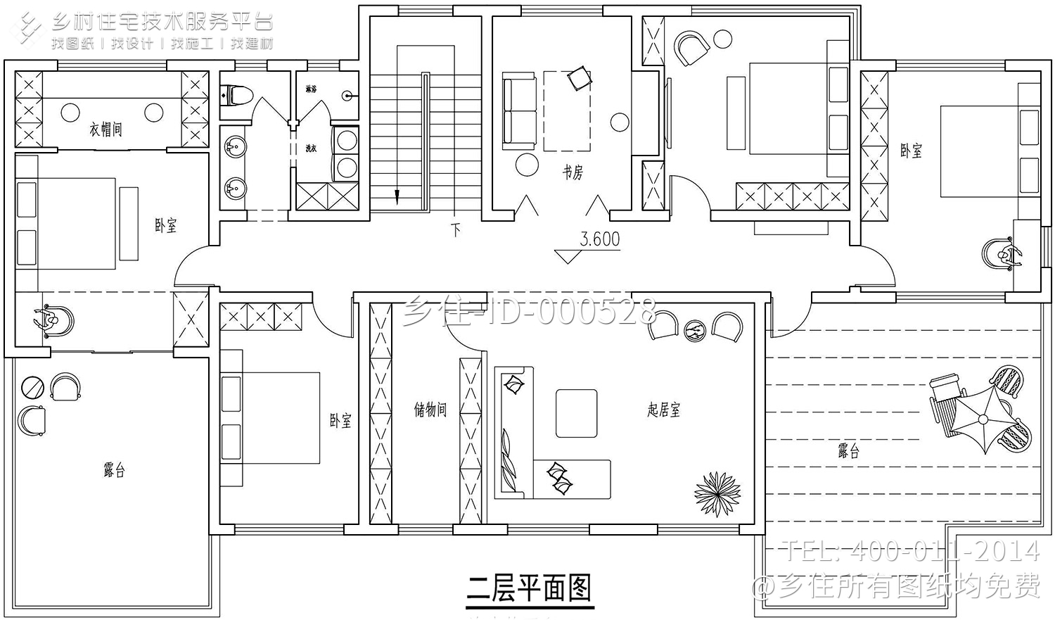 山东临沂李家新中式别墅图纸