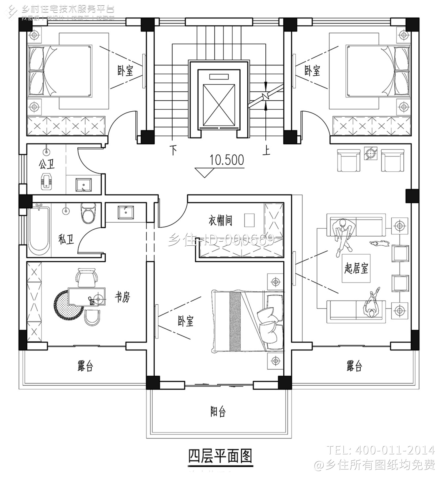 恩施兰家欧式农村别墅图纸