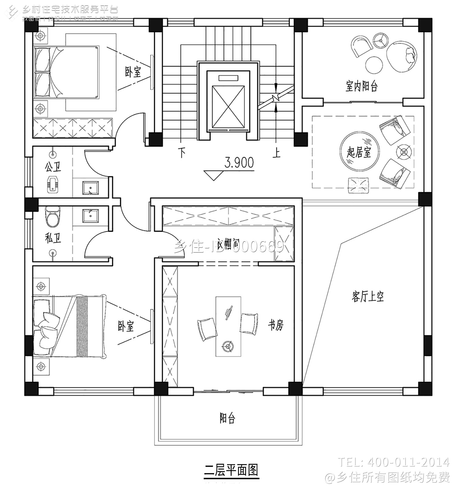 恩施兰家欧式农村别墅图纸