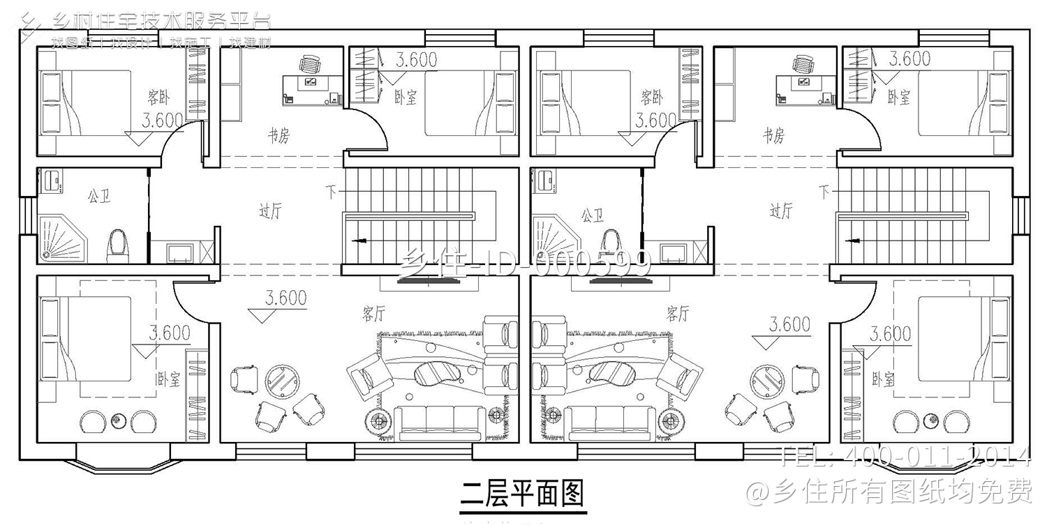 北京房山于家双拼日式别墅