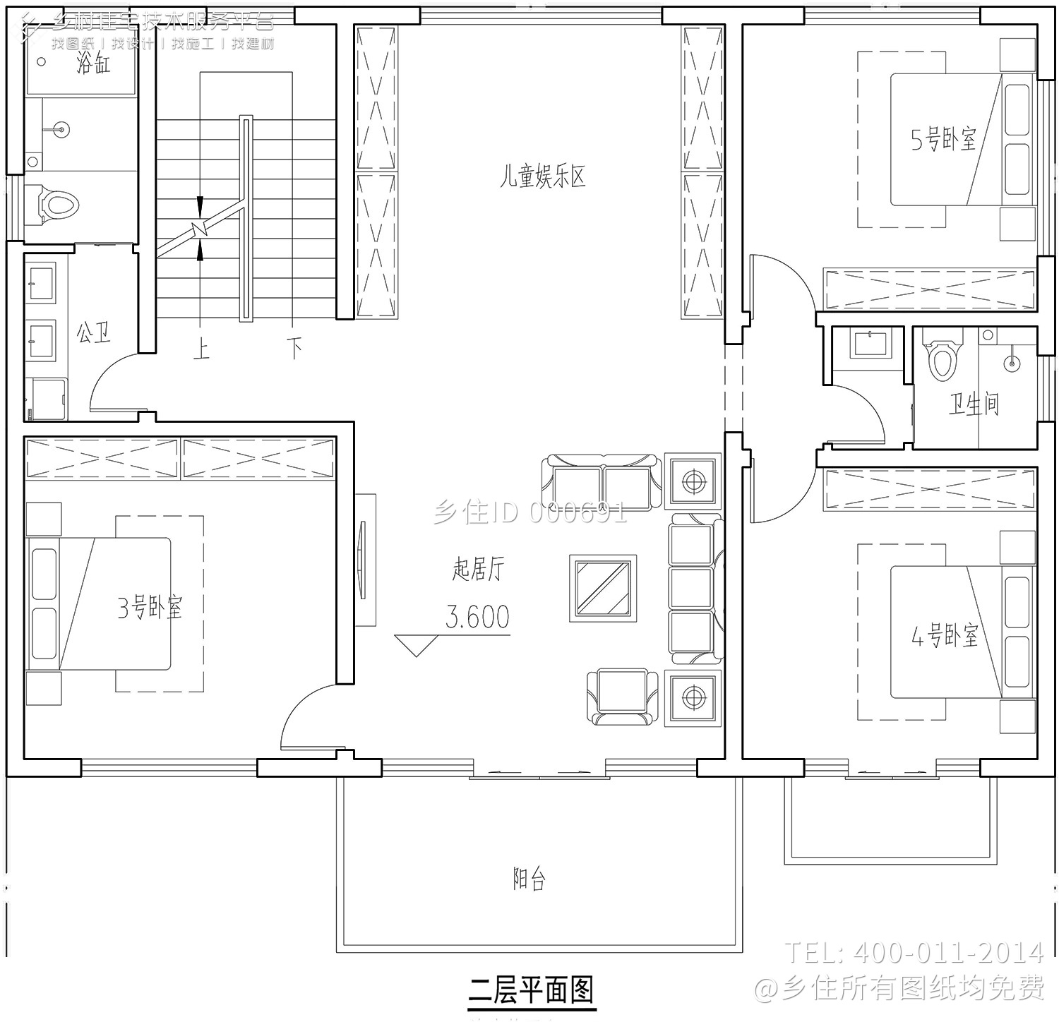 北京顺义蔺家欧式别墅图纸
