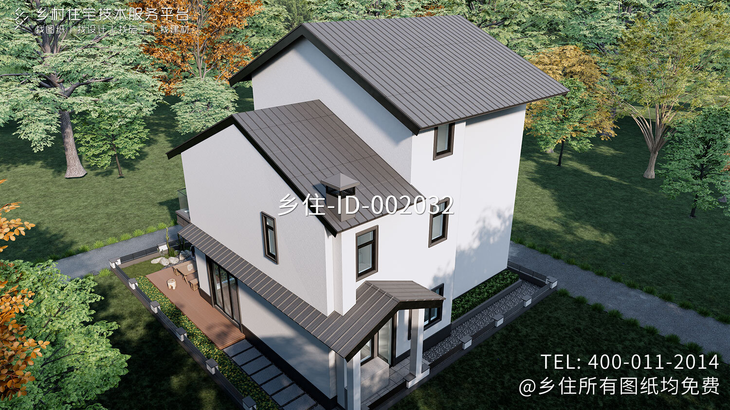 浙江湖州王家三层中式自建别墅