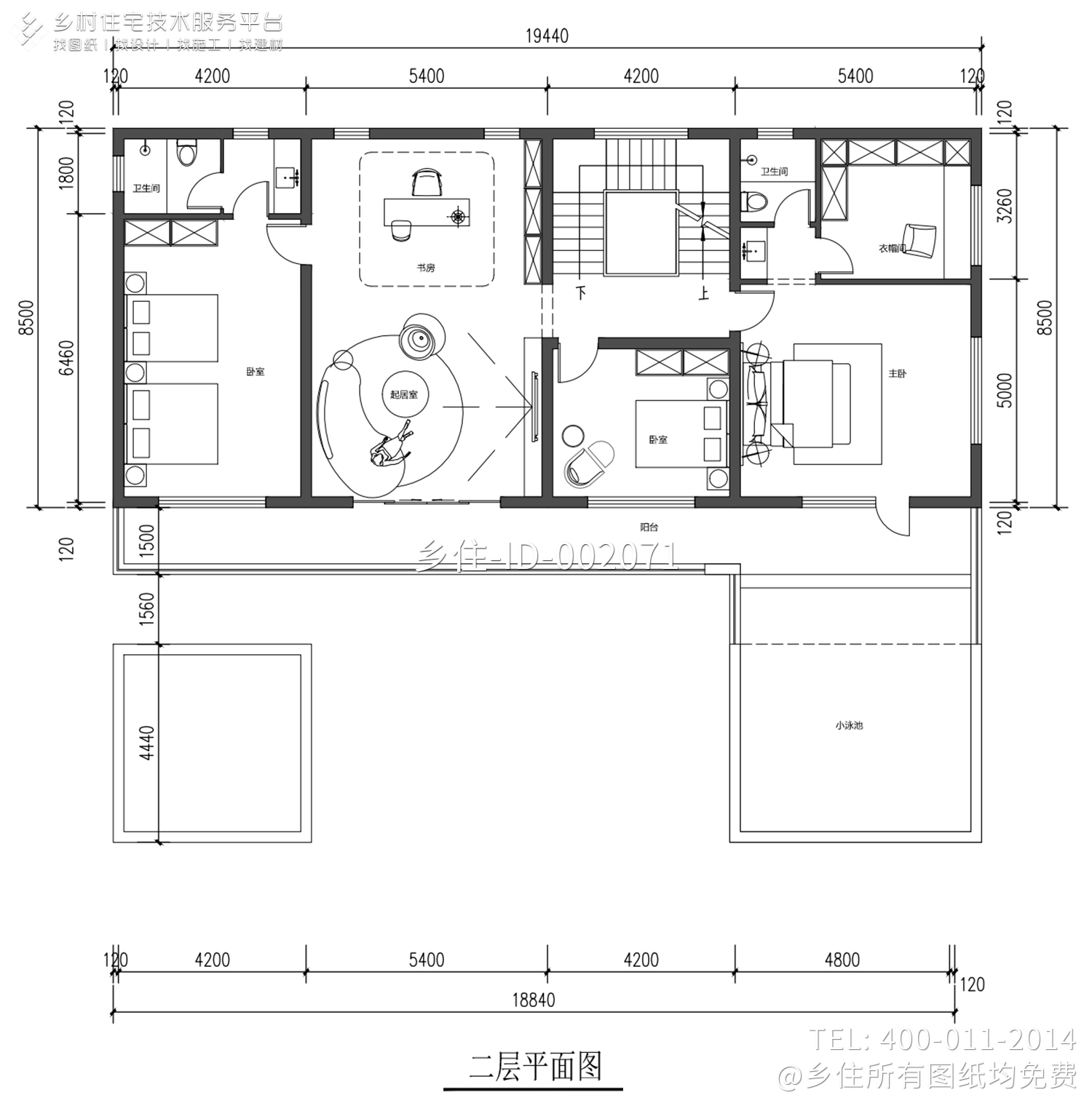 山东平度付家二层现代自建别墅	