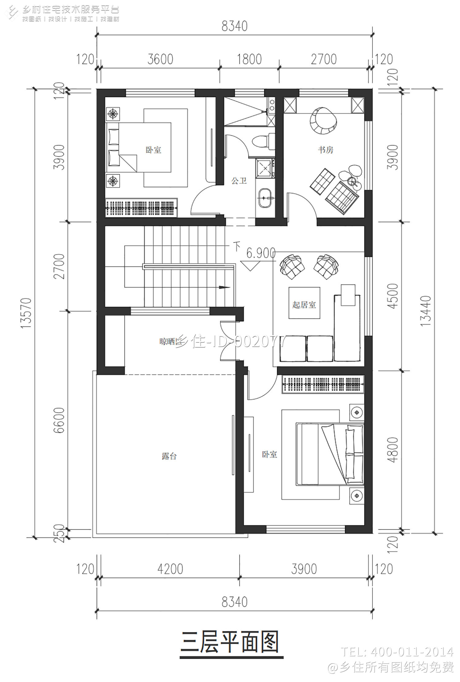 湖南邵阳禹家三层中式自建别墅	