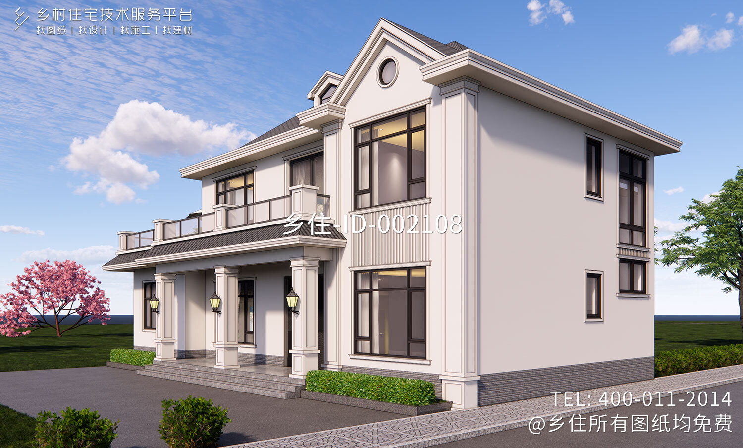 河南周口韩家二层欧式自建别墅	