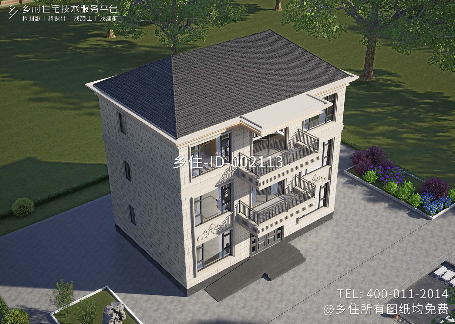 江西吉安钟家三层欧式自建别墅	