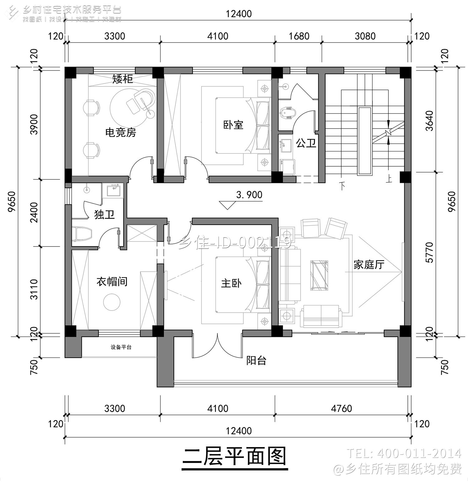 湖北黄冈李家三层现代别墅	
