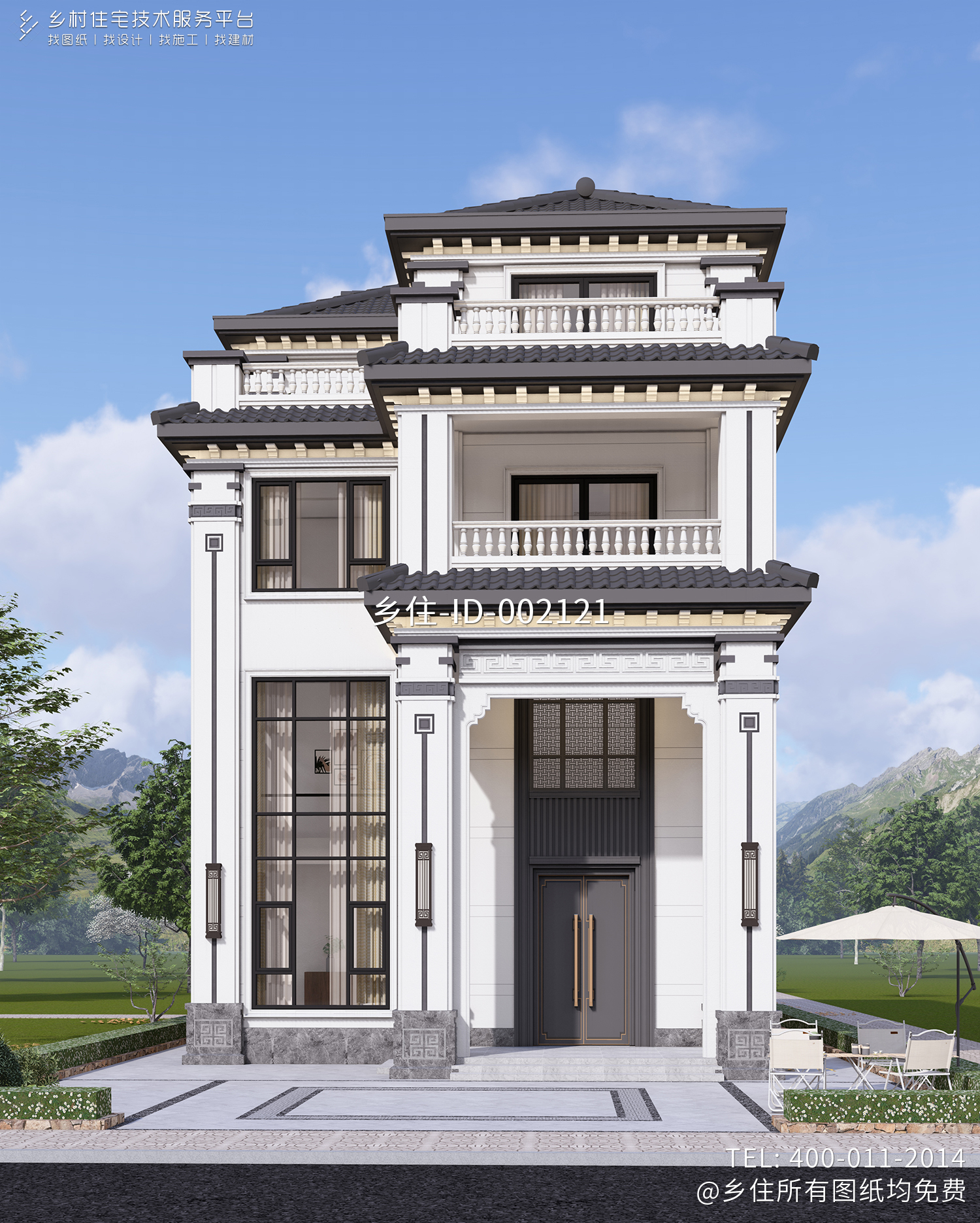 广东广州李家四层欧式别墅