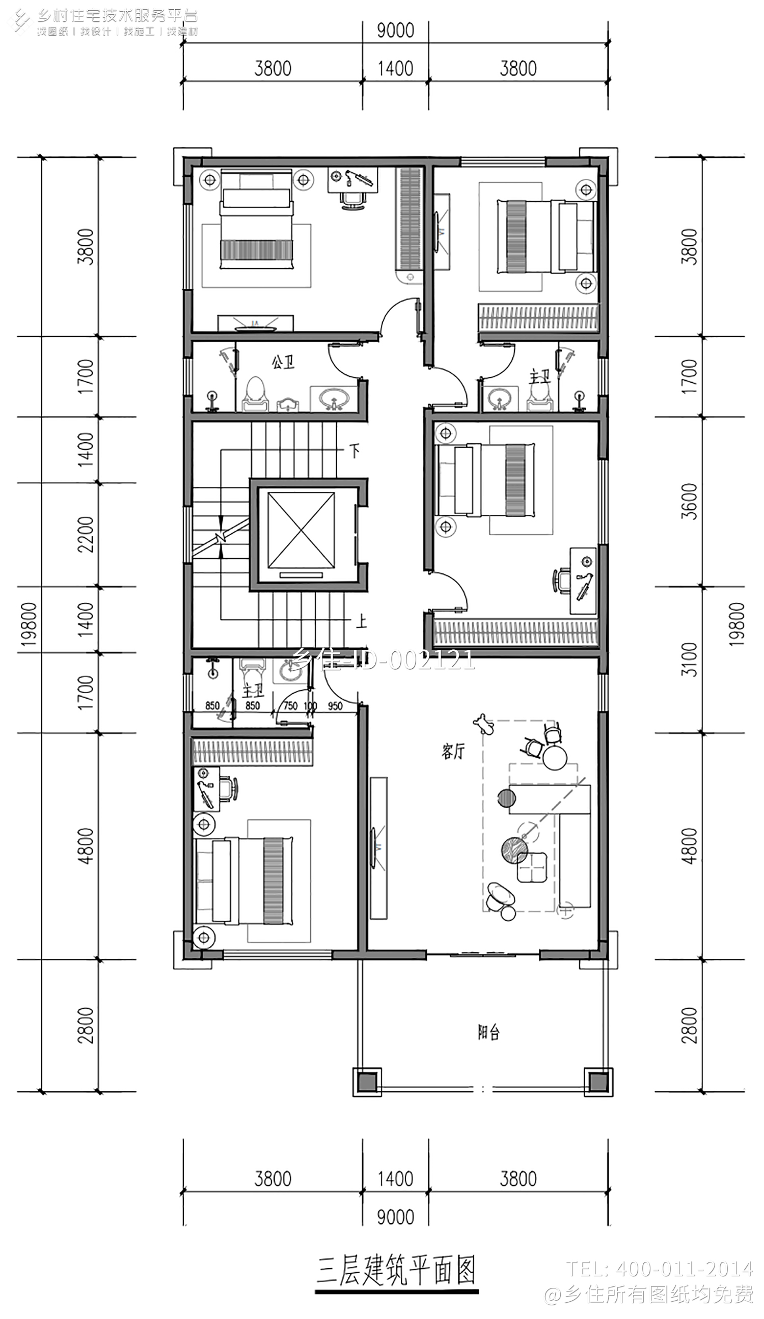 广东广州李家四层欧式别墅