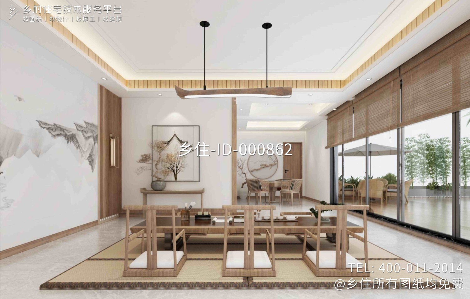 安徽黄山方家新中式别墅图纸