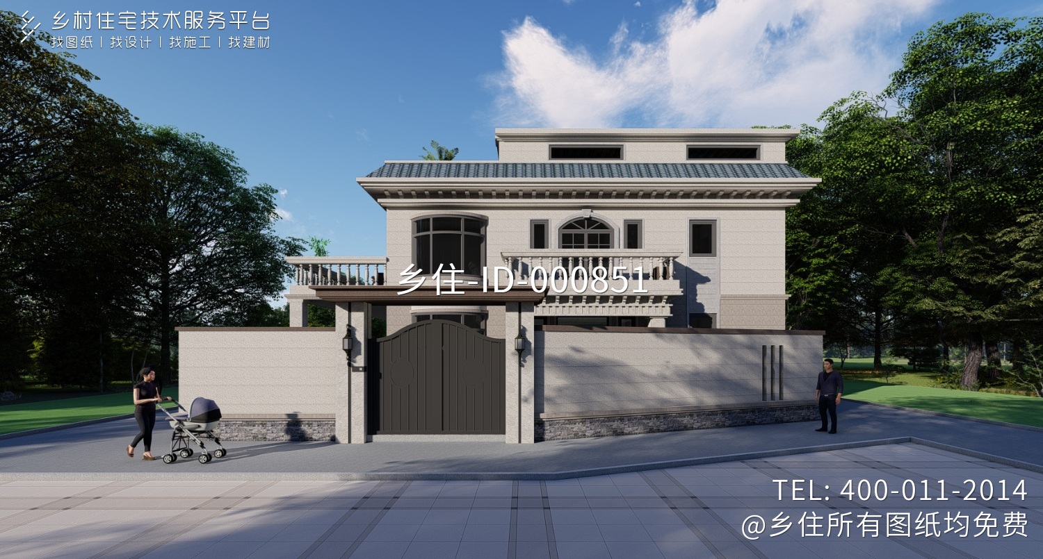 北京顺义杨家欧式别墅