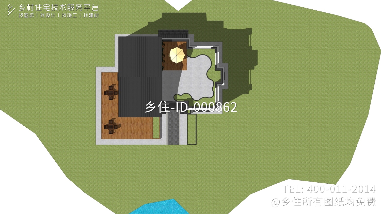 安徽黄山方家新中式别墅图纸