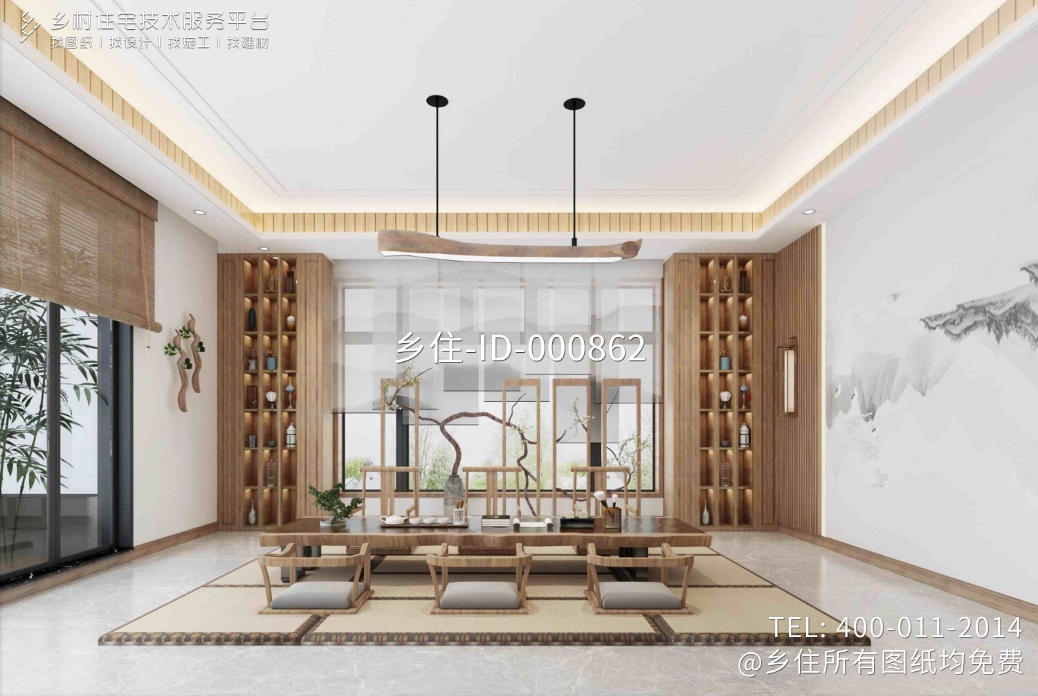 安徽黄山方家新中式别墅图纸