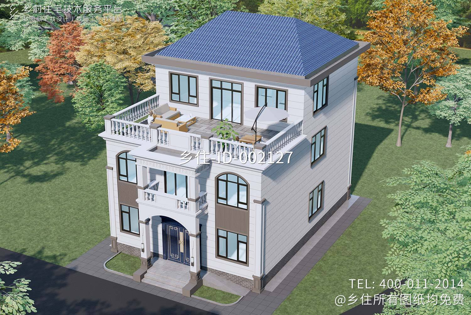 湖南永州陈家三层欧式自建别墅