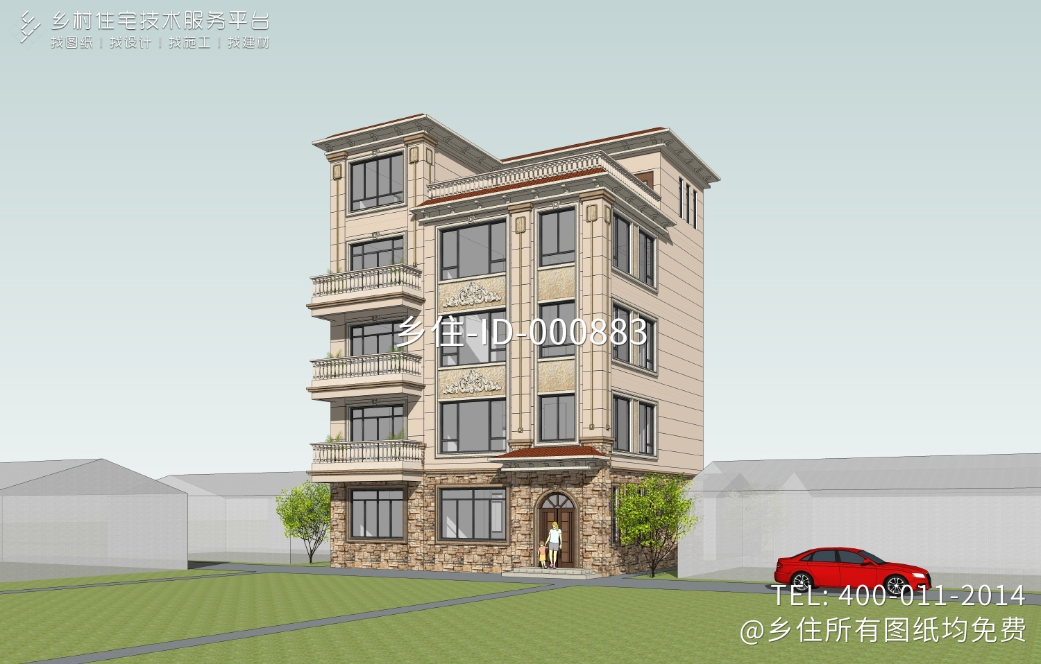 广东湛江陈家欧式别墅图纸