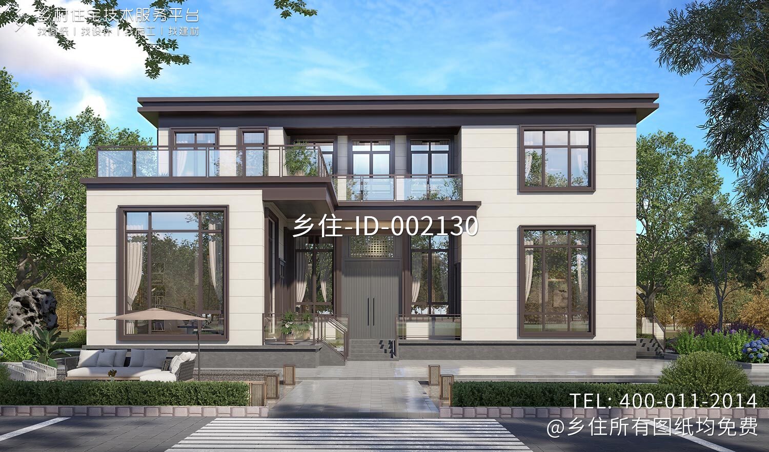 贵州六盘水雷家二层新中式别墅	