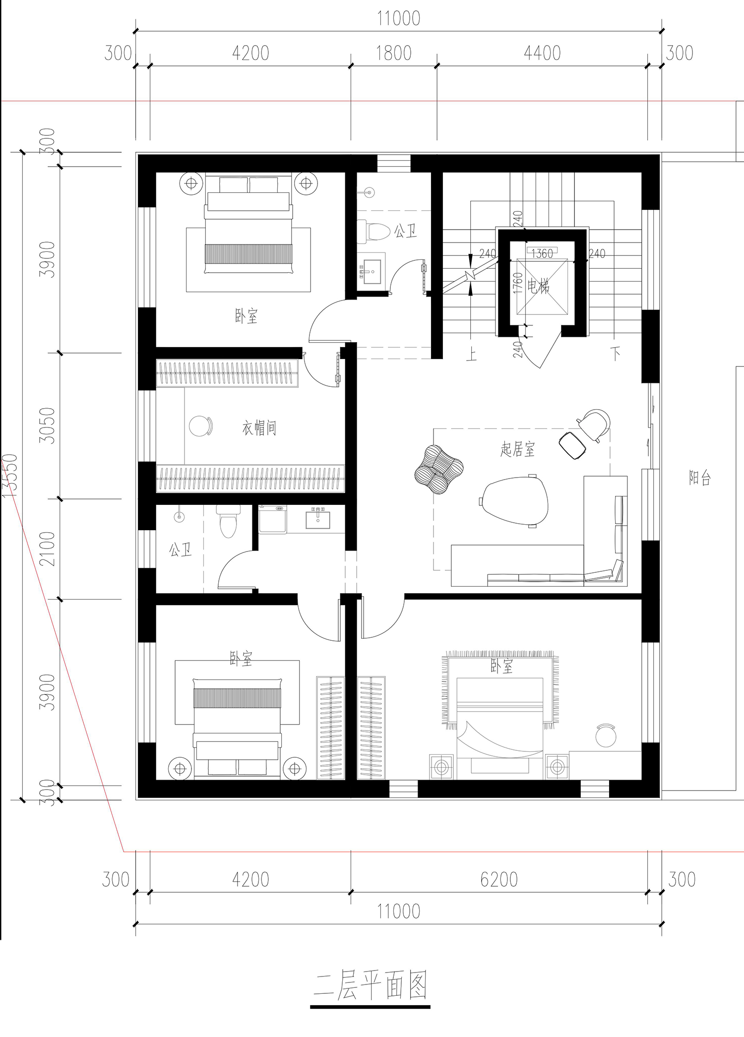 北京房山二层现代自建别墅	