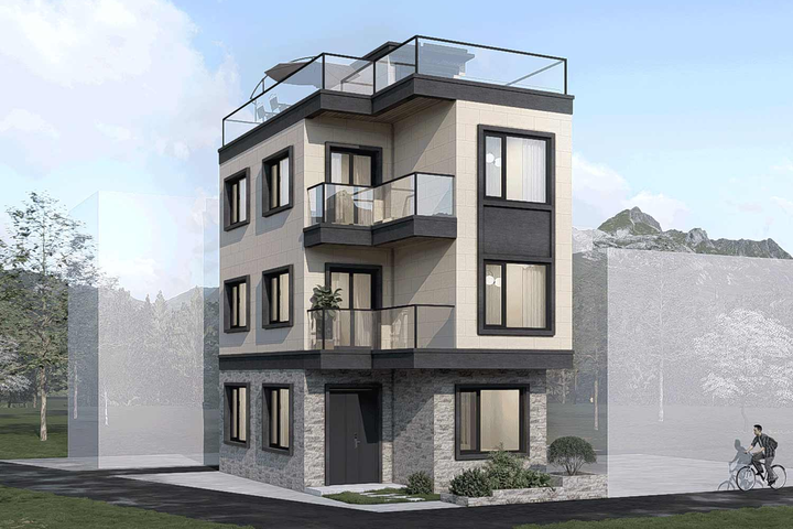 广东佛山潘家四层现代别墅