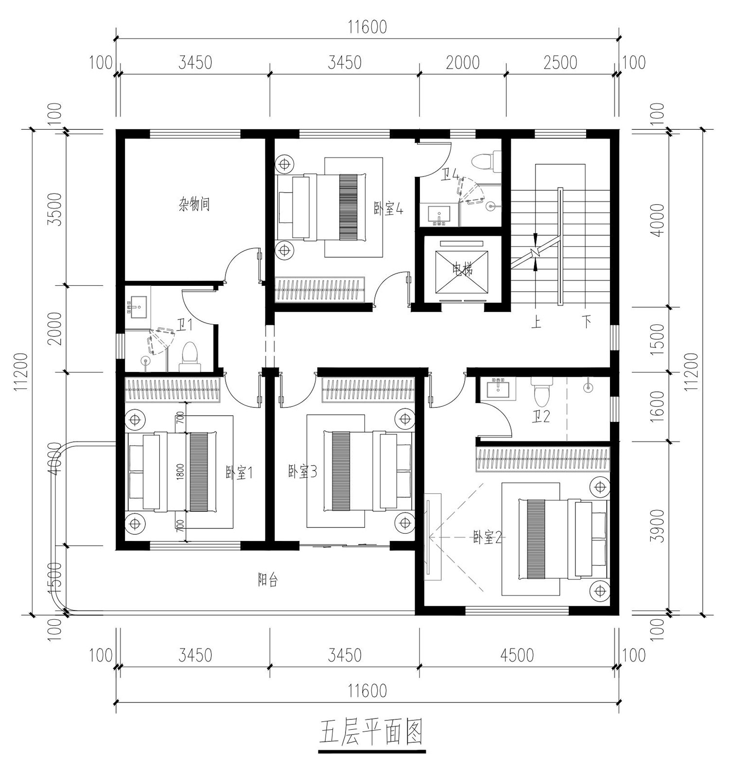 广西北海柯家六层现代别墅