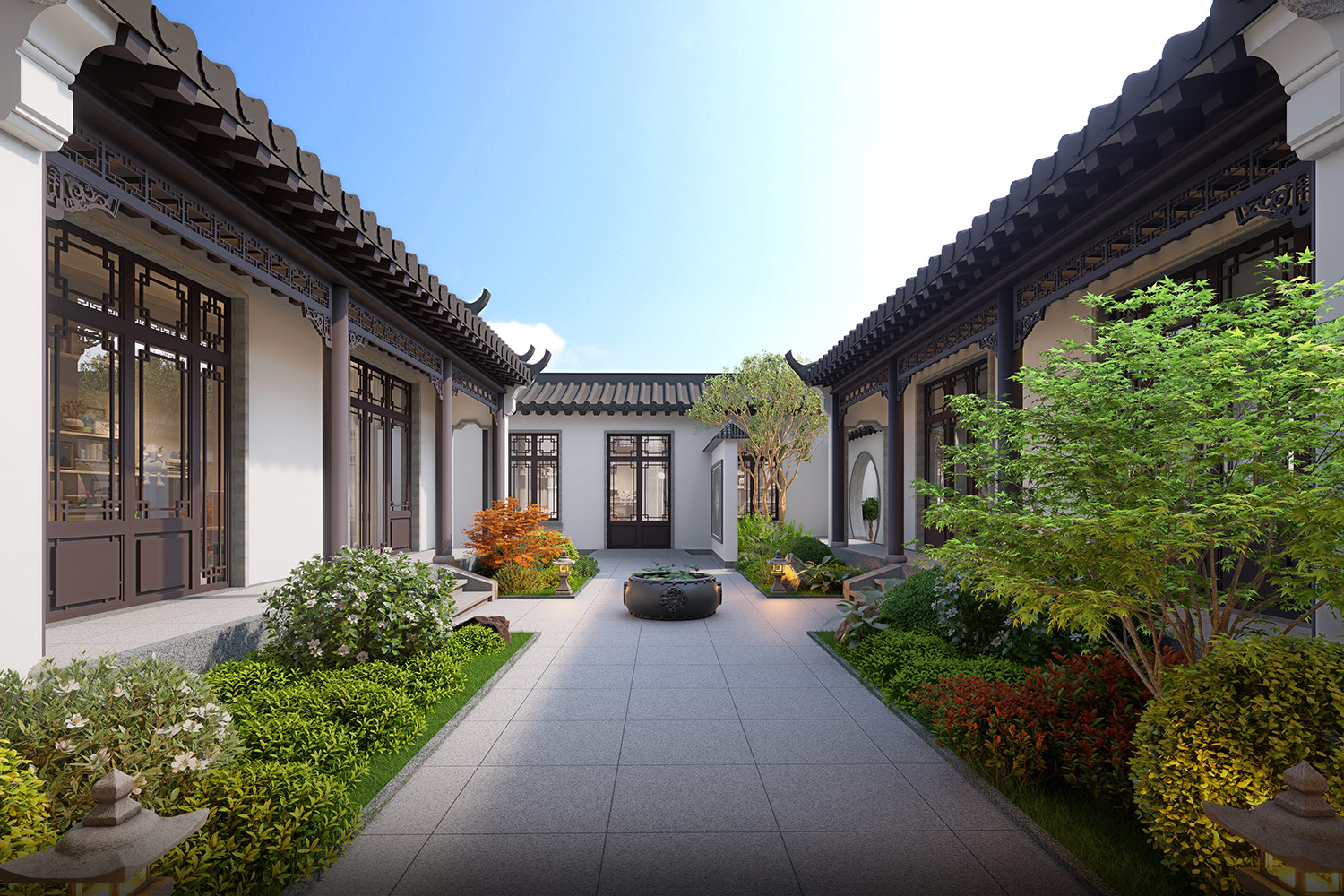 河北邯郸钱家二层中式别墅