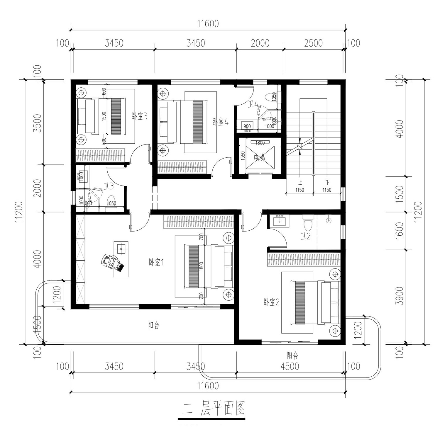 广西北海柯家六层现代别墅