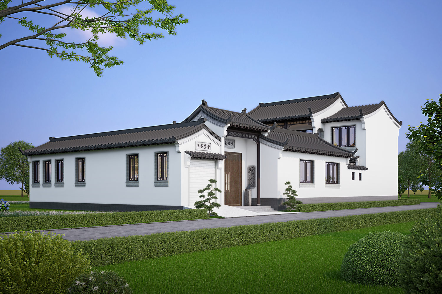 河北邯郸钱家二层中式别墅