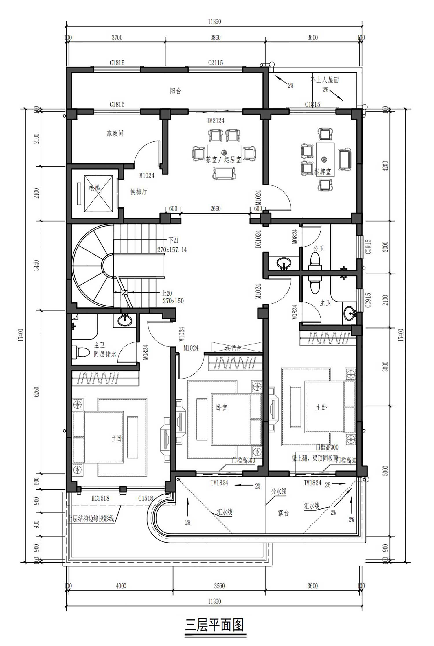陕西西安王家四层现代自建别墅	