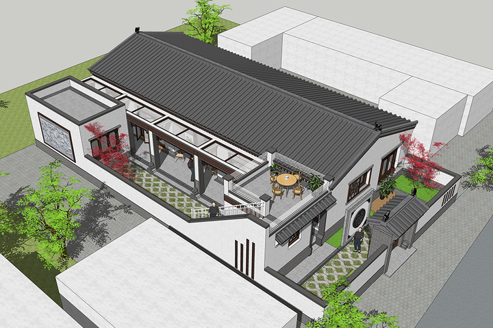 北京房山杨家中式宅院