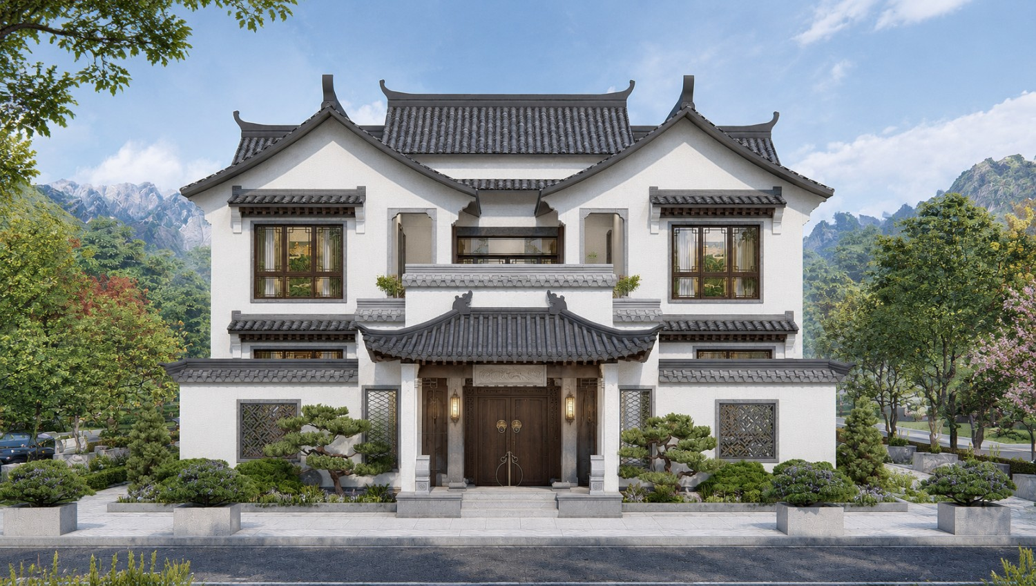 江西抚州洪家二层中式宅院