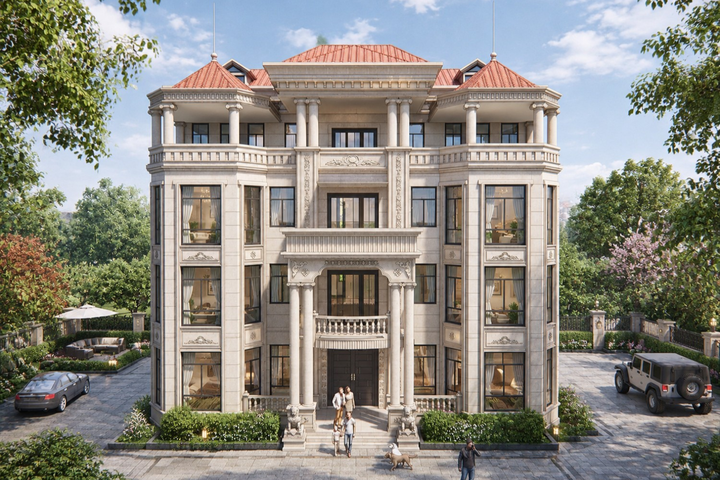 福建泉州郑家欧式别墅