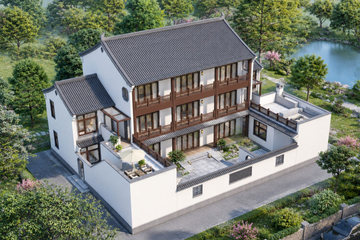 四川绵阳张家三层中式自建别墅
