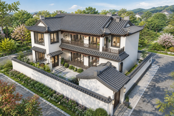 山东淄博李家中式宅院