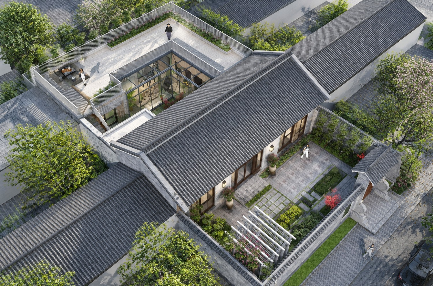 北京通州杨家新中式宅院