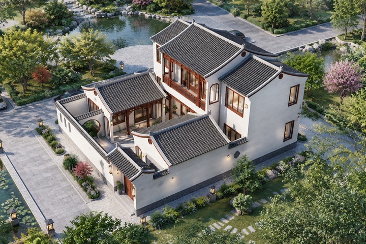 河北涿州齐中式三合院