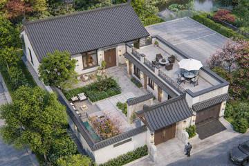 湖北襄阳王家新中式合院 