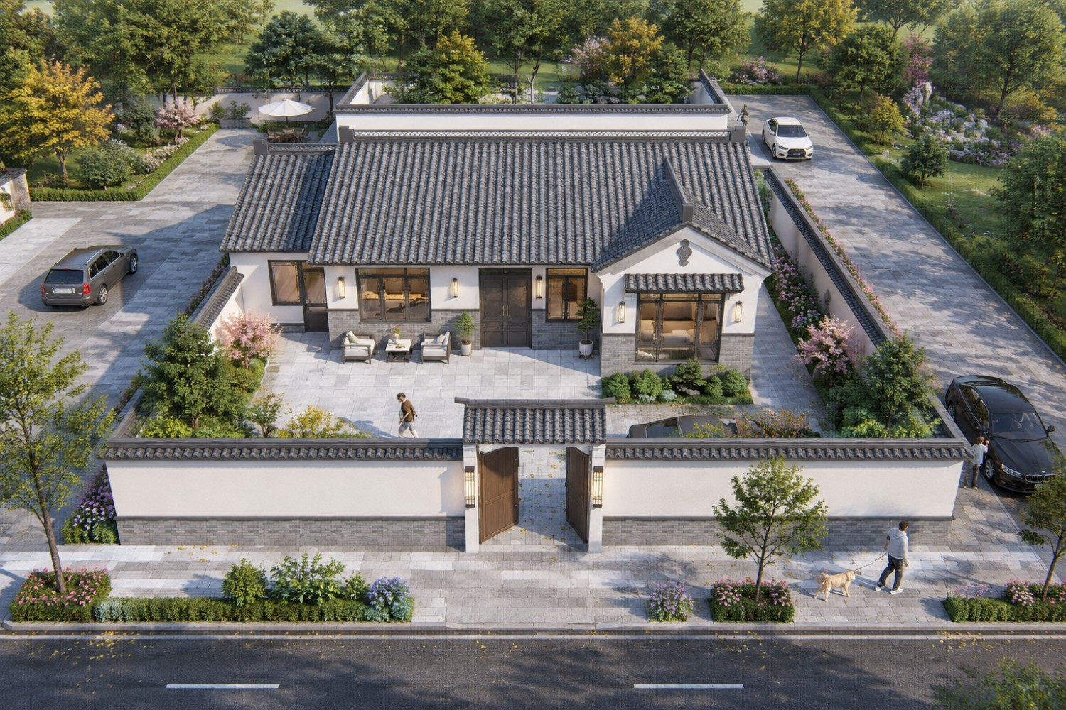 四川绵阳陈家中式别墅