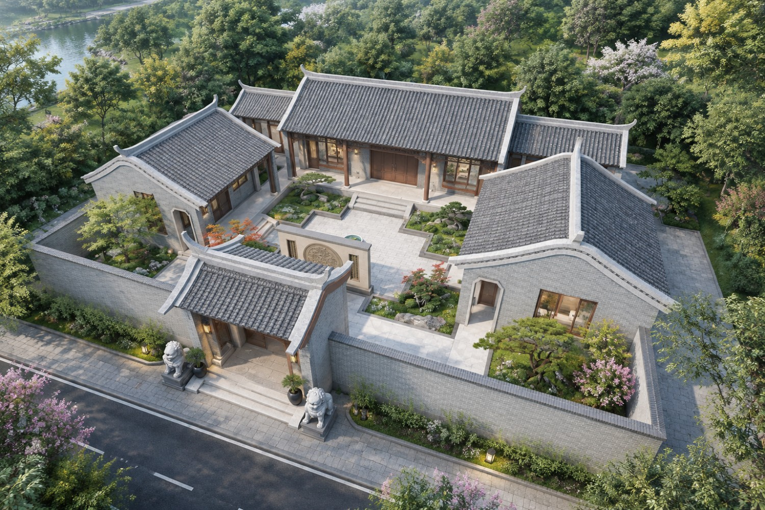 四川绵阳黄家中式三合院