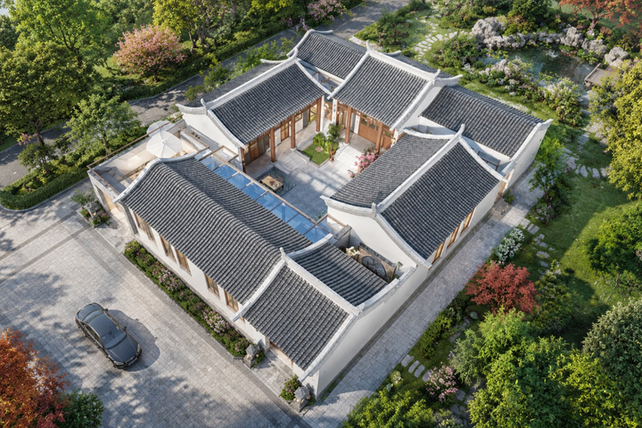 湖南湘潭唐家中式四合院