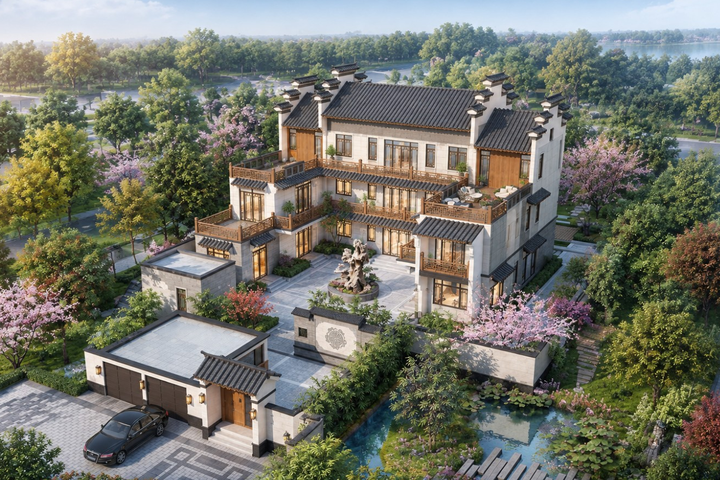 广西南宁温家三合院