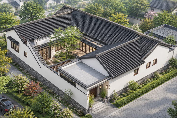 北京密云张家三合院