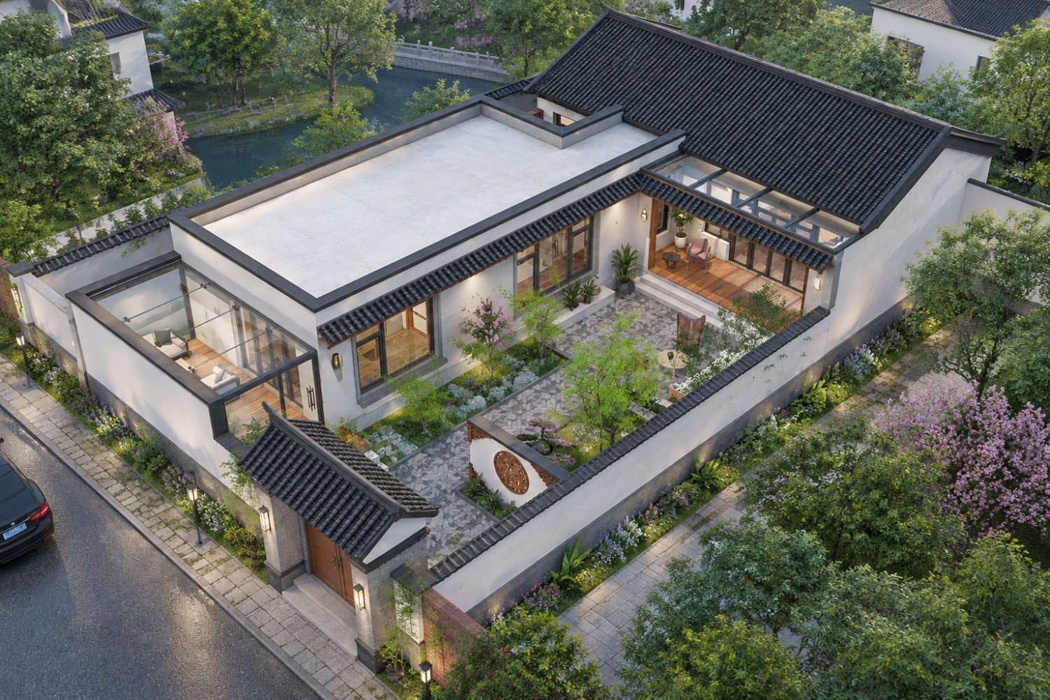 北京通州姜家新中式别墅