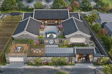 河北唐山王家中式三合院