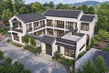 湖南长沙陶家新中式三合院